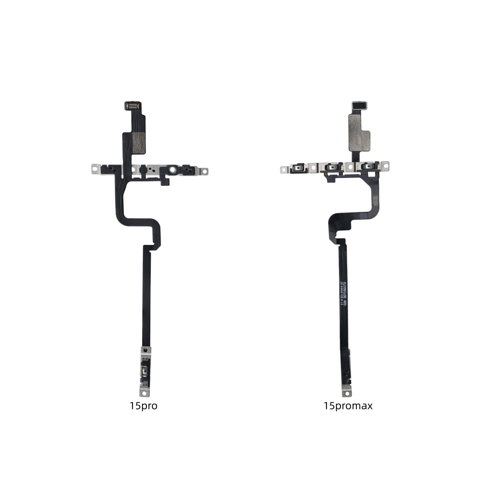 Original Power Volume Button Flex Cable for iPhone 15 Pro Max 15 Pro